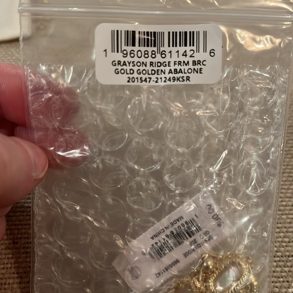 Kendra Scott Grayson Ridge 14K Plated Link Bracelet/NWT - Picture 7 of 7